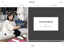 Tablet Screenshot of digue.com